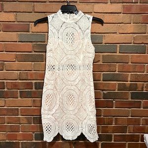 Lace white dress
